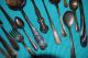 18 Assorted Flatware Silverplate,  Antique Vintage Estate Find Marked Mixed Lots photo 2
