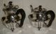 Antique Barbour Silver Co.  Tea/coffee Set - 6 Pc - Art Nouveau Style - Ebony Handles Tea/Coffee Pots & Sets photo 10