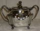 Antique Barbour Silver Co.  Tea/coffee Set - 6 Pc - Art Nouveau Style - Ebony Handles Tea/Coffee Pots & Sets photo 6