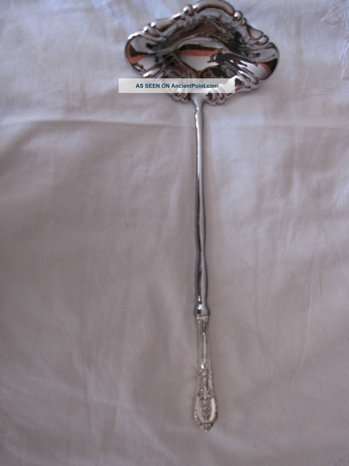 Sterling Punch Ladle In Rose Point By Wallace Wallace photo