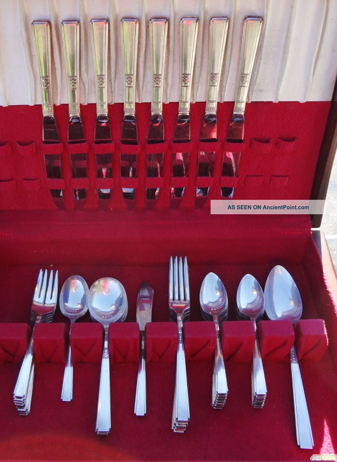 Rogers 1881 Silverplate Oneida Flatware 5 Pc Settings For 8 Eight International/1847 Rogers photo