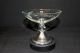 Amazing Weighted Sterling Silver Base Etched Glass Bowl/candy Dish Other photo 7