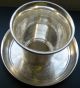 Antique Israel Talmud Blessing For Good Year Expiation Sterling Silver Cup Tray Cups & Goblets photo 2
