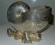 Rare Sheffield Silverplate Nautilus Shell Spoon Warmer Sea Shells Marine Plants Bowls photo 4