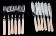 Fish Knives And Forks Set Boxed - Silver Plated Vintage Other photo 1