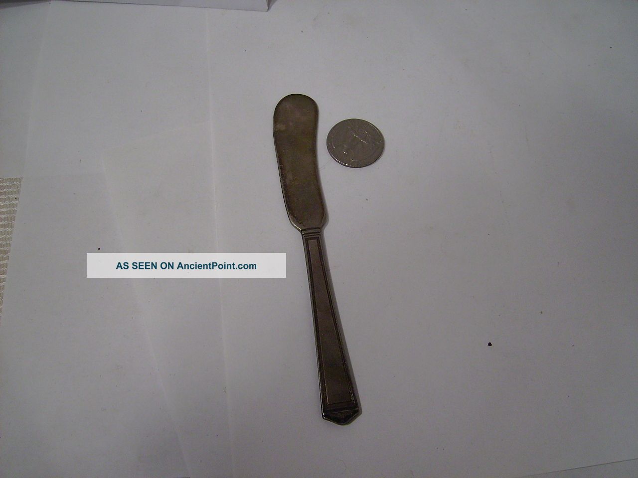 1847 Roger Bros Annivesary 1923 Butter Spreder/master Butter Knife/two Knifes International/1847 Rogers photo
