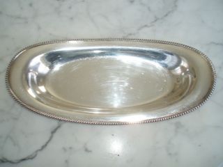 Gorham Silver Soldered Bread Platter W/nice Edge photo