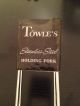 Nwt Towle Sterling Holding / Serving Fork With Stainless Steel Towle photo 2
