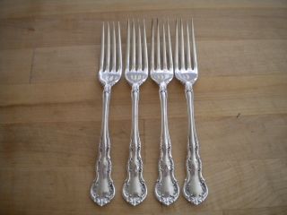 Wallace Old Atlanta Aka Irving Sterling Silver Set Of Forks With Service For 4 photo