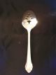 Oneida Community Silver Serving Spoon Pierced Pattern In The Bowl 8 3/8 