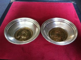 Magnificent 18th Century Russian Coin Dishes Extremely Rare photo