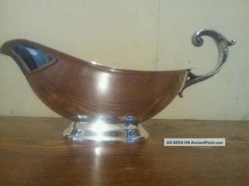 Vintage Reed And Barton Silver Gravy Boat Unknown photo