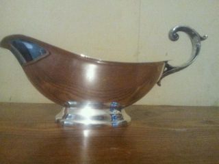 Vintage Reed And Barton Silver Gravy Boat photo