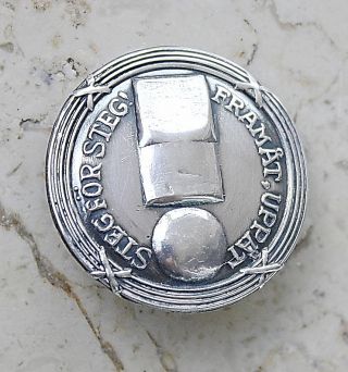Vintage Sweden Silver Sterling Badge 