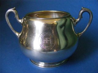 Silver Plated Sugar Bowl From Cargo Ship ' Manche ' C.  1887 Christofle: Intriguing photo
