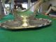 Vintage Silver Plated Gravy Sauce Boat With Attached Tray Sauce Boats photo 1