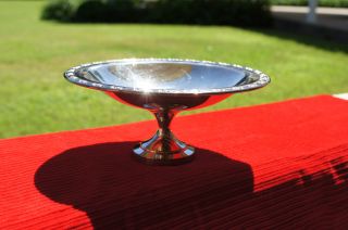 Oneida Silver Plate Footed Compote Bon Bon Candy photo