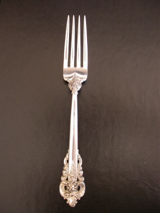 Wallace Grande Baroque Sterling Silver Dinner Fork - Circa 1941 photo