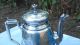 Vintage Silver Plate 1800 Tea Pot Meriden B.  Company Quadruple Plate Tea/Coffee Pots & Sets photo 6