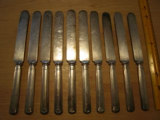 10 Anniversary 1847 Rogers Dinner Knives photo