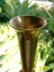 Vintage Ianthe Gold Plated Small Trumpet Vase Made In England Vases & Urns photo 4