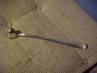 Vintage Silver Plate Candle Snuffer Signed G Clover 48 On The Handle photo