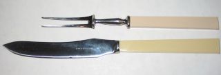 Antique 1927 Birks Stainless Knife/fork Cutlery Set photo