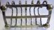 Antique Gothic Influence Silverplate Toast Rack Bun Feet Other photo 3