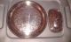 Vintage Lot Wm Rogers Butter Dish Glass Insert Serving Tray Must See Oneida/Wm. A. Rogers photo 1