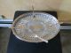 Vintage Leonard Silverplate Footed Tray With Glass Insert & Serving Forks Platters & Trays photo 2