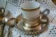 Estate Vintage Italian Solid 1000/1000 Silver Coffee Set For Six 1.  340gr Silver. Other photo 2