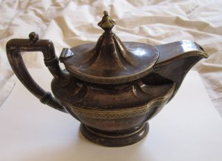 Vintage Gorham Teapot,  Great Northern Hotel,  Gmco,  Electro Plate, photo