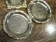 Pair Of Silverplate Coasters/dishes And A Tiny Silverplate Tray Dishes & Coasters photo 9