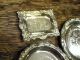 Pair Of Silverplate Coasters/dishes And A Tiny Silverplate Tray Dishes & Coasters photo 11