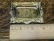 Pair Of Silverplate Coasters/dishes And A Tiny Silverplate Tray Dishes & Coasters photo 1