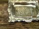 Pair Of Silverplate Coasters/dishes And A Tiny Silverplate Tray Dishes & Coasters photo 2