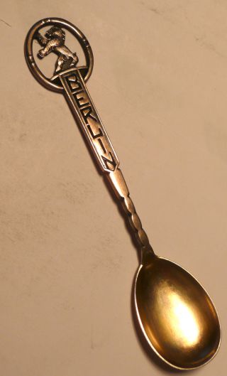 Antique Berlin Silver Spoon.  800 Silver Content - Souvenir Spoon photo