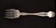 Sterling Silver Cold Meat Serving Fork - Wallace Violet - Art Nouveau C.  1904 Wallace photo 1