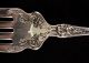 Sterling Silver Cold Meat Serving Fork - Wallace Violet - Art Nouveau C.  1904 Wallace photo 5