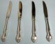 4 Affection Dinner Knives - Ornate 1960 Community - Floral - Clean & Table Ready Other photo 1