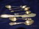 Sterling Silver 80 Grams Of Miniature Spoons Including One Coin 5 Knife Mixed Lots photo 1