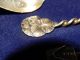 Sterling Silver 80 Grams Of Miniature Spoons Including One Coin 5 Knife Mixed Lots photo 2
