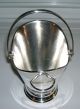 Vintage Silverplated Mini Coal Bucket - Basket - Candy Holder Ca 1960 - 70 ' S Baskets photo 5