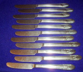 11 Great Silver Plated Knives In 