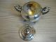 Wm Rogers Silver Plate Sugar And Creamer Set With Lid Creamers & Sugar Bowls photo 3