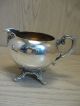 Wm Rogers Silver Plate Sugar And Creamer Set With Lid Creamers & Sugar Bowls photo 6