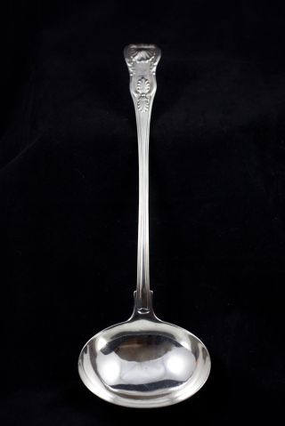 19th C.  William Iv Large Sterling Silver Ladle,  London 1830 photo