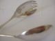 Vintage Pair Of Silver Plate Serving Tongs Ep A1 Other photo 1