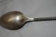 1 Vintage Art Deco Sprial Sterling Silver Spoon Other photo 2