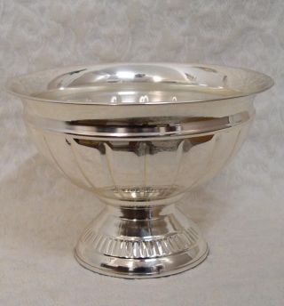 Silver Plated Pedestal Bowl 